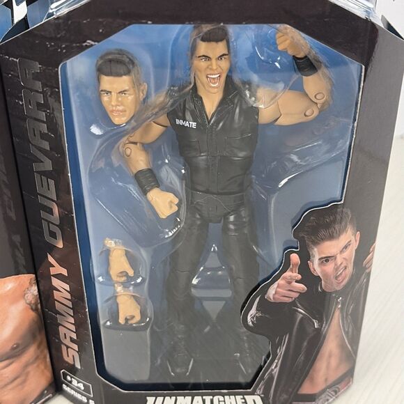 AEW Sammy Guevara Shawn Spears Unmatched Collection Wrestling Figure Lot - Picture 5 of 6